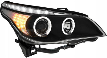 Fari Fari BMW E60/E61 BLACK RINGI