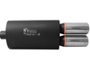  Silenziatore per bassi 2x80 WM per bassi sportivi + banda 
