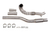 AUDI S3 VW GOLF VII R 2.0T downpipe + GUARDIA TERMICA