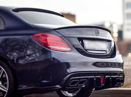 SPOILER MERCEDES W205 4D 15-18 ABS NERO LUCIDO