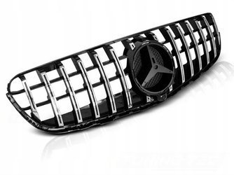 Mercedes GLC W253 15- GT-R Style Cromato Nero Lucido