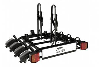 Piattaforma per bicicletta TYTAN AMOS 4 PLUS (7 pin) NERA con gancio