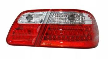 Luci posteriori a LED Mercedes W210 Sedan CLEAR