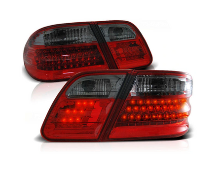 Mercedes W210 95-02 Fari a led rosso fumo