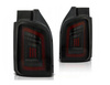 Vw T5 04.03-15 nero fumo rosso lampade a led
