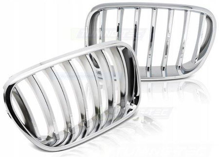 Griglia renale anteriore cromata per BMW x3 f25 10-14