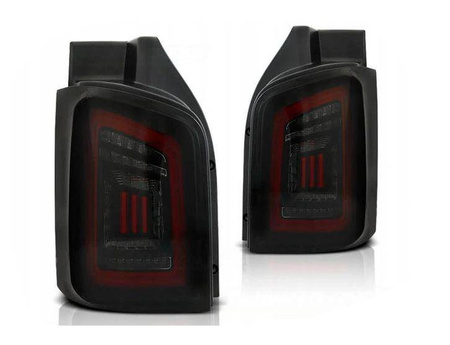 Vw T5 04.03-15 nero fumo rosso lampade a led