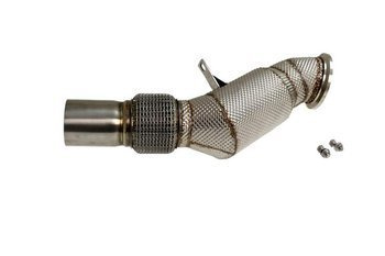 Downpipe BMW B48 F30 340i F32 440i + scudo termico KAT