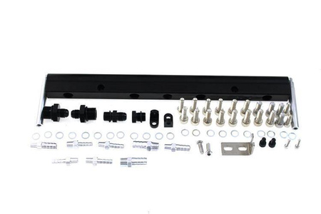 Collettore di aspirazione Nissan S14 SR20DET con corpo farfallato e fuel rail