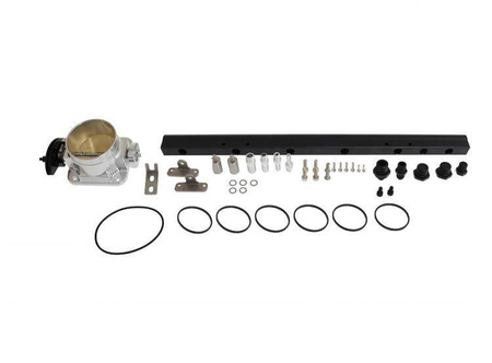 Collettore di aspirazione BMW E34 E36 M50 M52 con corpo farfallato e fuel rail