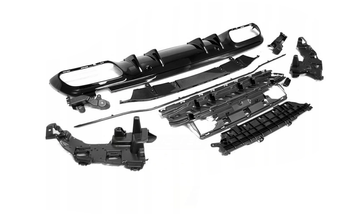DD diffusore Sport Nero lucido per Mercedes W205 18-