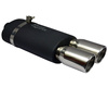 Silenziatore per bassi 2x80 WM per bassi sportivi + banda 