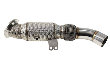 Downpipe BMW F30 F32 340i 440i B58 con scudo termico