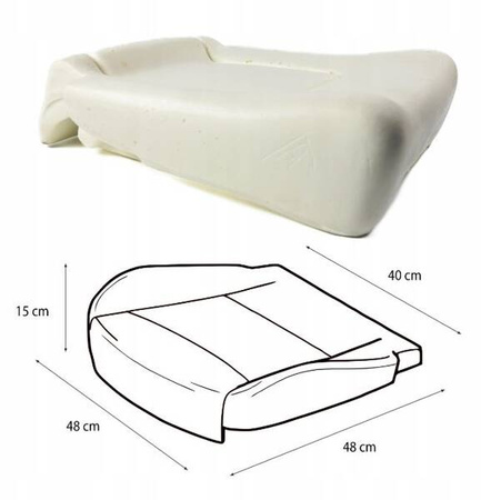 Cuscino del sedile in schiuma per Renault Master 1998-2010