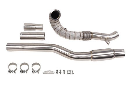 AUDI S3 VW GOLF VII R 2.0T downpipe + GUARDIA TERMICA