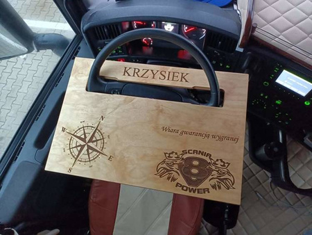 Tavola del volante VOLVO FH3 FH4 IVECO MAN TGX TGA in legno.
