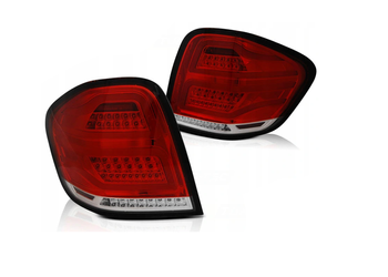Mercedes Classe M W164 09-11 Rosso Fumo a Led
