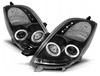 Fari Toyota Yaris 06-09 ringi nero