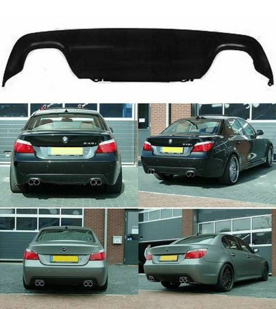 Diffusore BMW e60 e61 s/t duetto m-technik nero lucido.