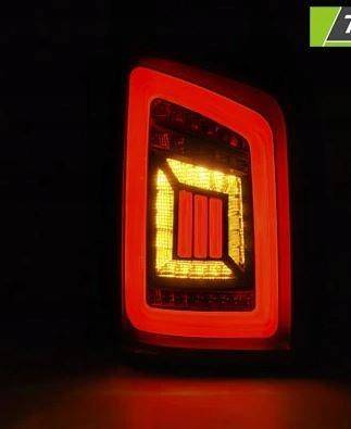 Vw T5 04.03-15 nero fumo rosso lampade a led