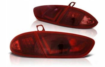 Seat Leon 09-13 luci bar a led rosso fumo
