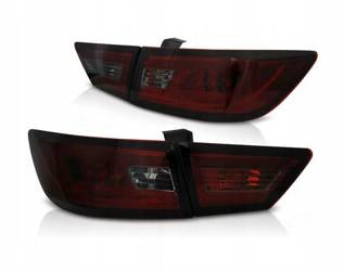 Renault Clio IV 13- lampade a led rosso fumo