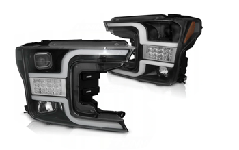 Tubo nero Seq fari per Ford F150 Mk13 17-20