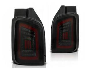 Vw T5 04.03-15 nero fumo rosso lampade a led