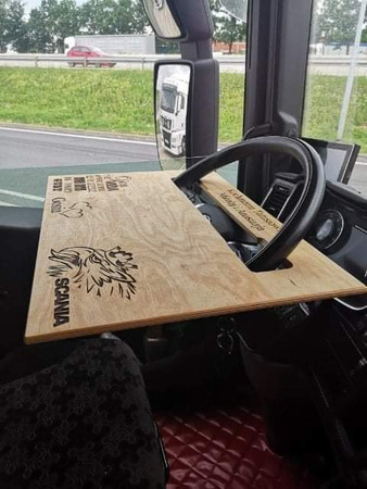 Tavola del volante VOLVO FH3 FH4 IVECO MAN TGX TGA in legno.