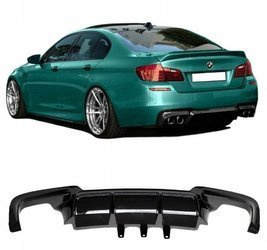 DIFFUSORE BMW F10 F11 10-LOOK M5 DUETTO NERO LUCIDO