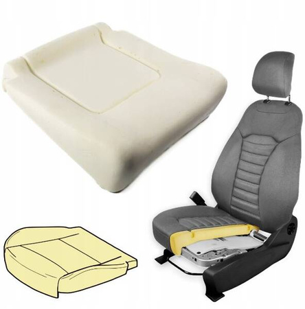 Cuscino del sedile in schiuma per Renault Master 1998-2010